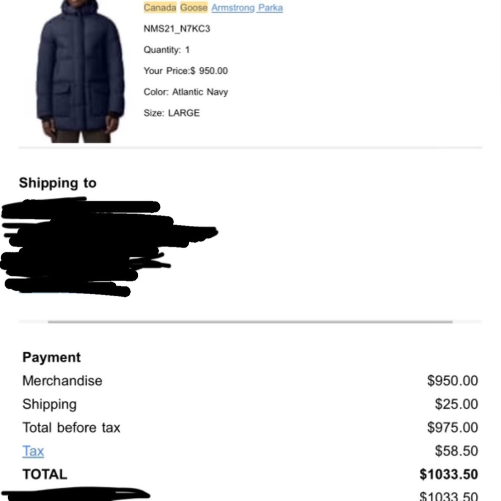 Canada Goose Jacket